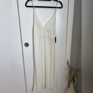 NWT Reformation Talita Ivory Midi Dress